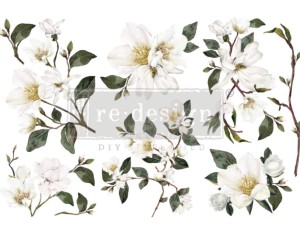 Transfer 3 częściowy White Magnolia