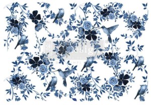 Transfer Pretty in Blue
