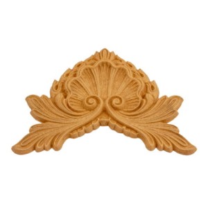 Ornament z pyłu drzewnego Shell 118