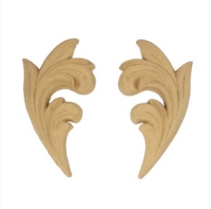 Ornament z pyłu drzewnego Leaves 155