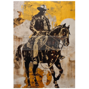 Papier Fibre A1 Cowboy Cavalry