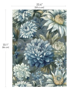 Papier Fiber Mystic Blue Florals